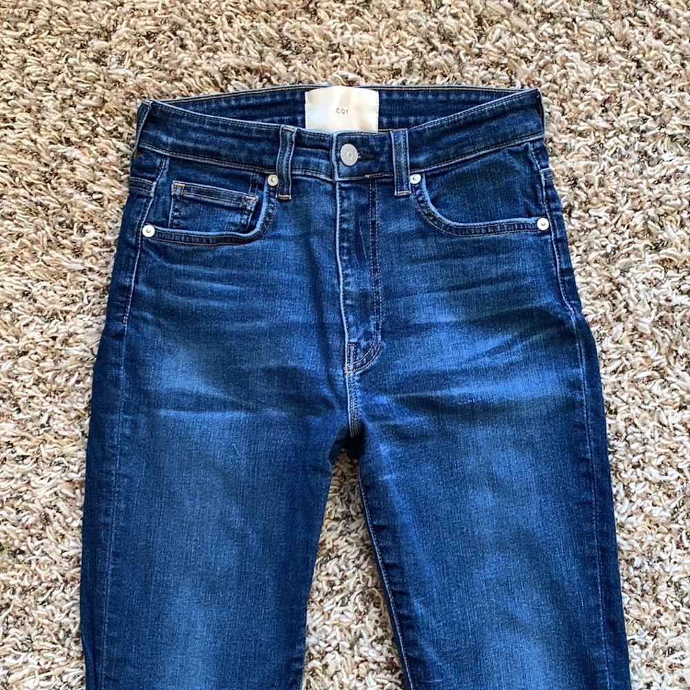 Cqy Denim High Rise Skinny Palme Jeans View 6